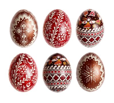 Hand painted Easter eggs