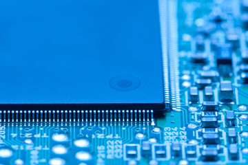 electronic circuit board with processor