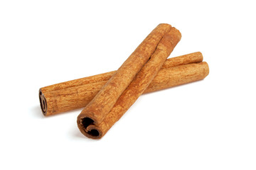 Cinnamon isolated on white background