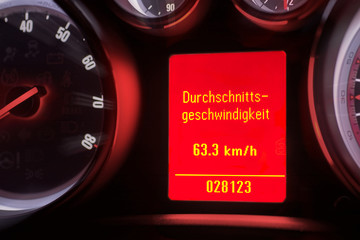 Durchschnittsgeschwindigkeit