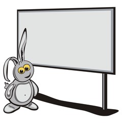 Кролик у доски