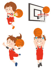 バスケットボール　女性
