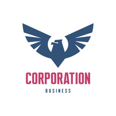 Corporation Business - Eagle Logo Sign