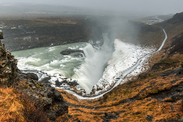 Gullfoss Waterfall, Iceland