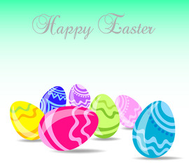 Easter Eggs Vector