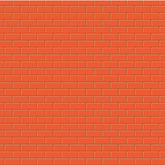 vector red brick background texture. Eps 10