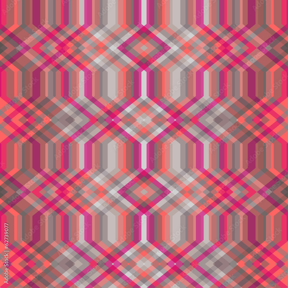 Aufkleber Seamless Color Abstract Retro Vector Background