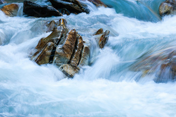Rocks in waterfall