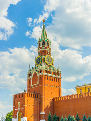 Fototapeta na wymiar Spasskaya (Zbawiciela) Wieża Kreml