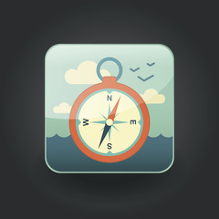 App icons compass
