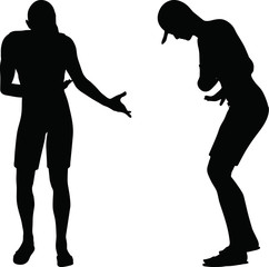 showing way to someone - welcome! come on in!