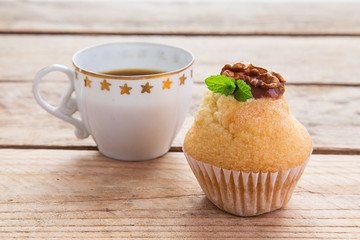 cupcake con cafe