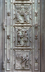 Saint Vitus cathedrale door decoration fragment