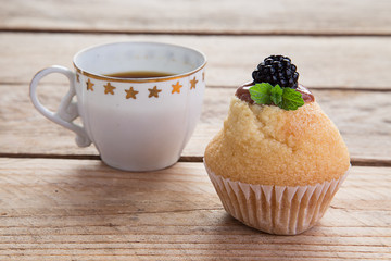 cupcake de mora