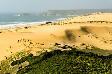 Sardegna, dune della spiaggia di Torre dei Corsari