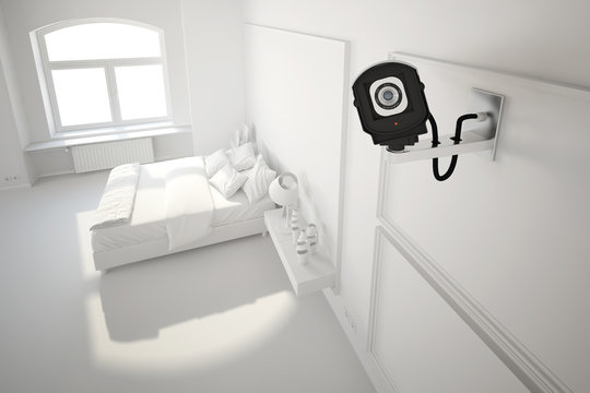 cctv camera in bedroom