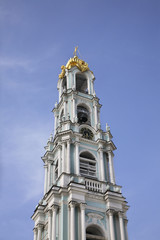 Obraz premium Колокольня в Троице- Сергиевой Лавре. Сергиев Посад. Россия