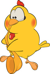 Chicken the saxophonist cartoon