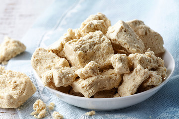 Pieces of halva
