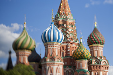Saint Basil cathedral. Moscow. Red square.