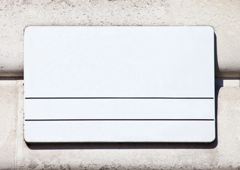 Obraz premium Blank London Street Sign