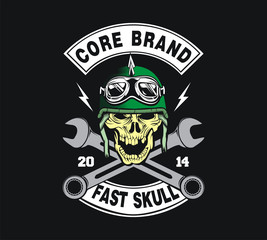 Biker Skull