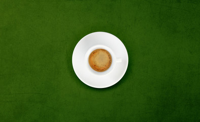 cup of coffee on marble table