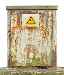 Power distribution electric switchboard panel outdoor isolated