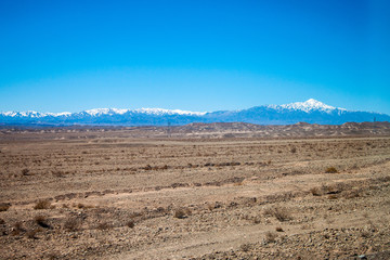 Snow covered mountains