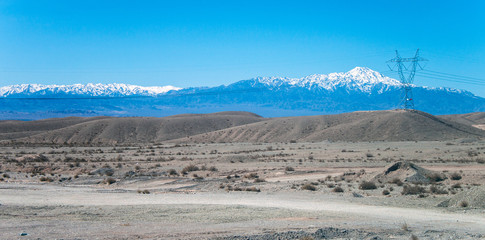 Snow covered mountains