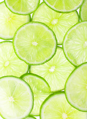 Fresh Ripe Lime, Isolated on White Background.