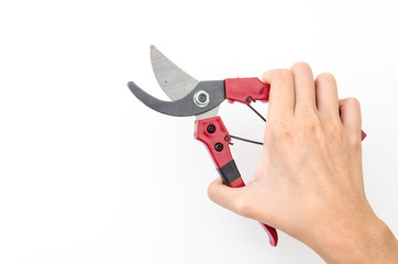 Isolated garden shears