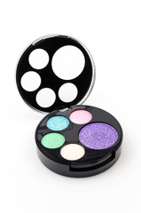 Isolated eye shadow makeup