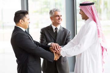 multicultural business partners teamwork