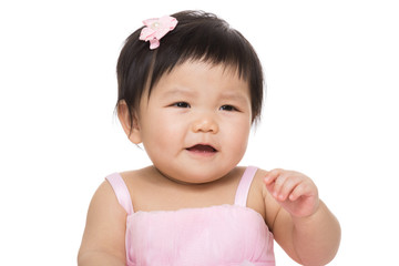 Asia baby girl portrait