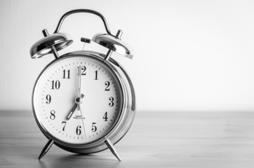 Clock process old vintage black and white style pictures