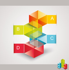 Modern Design template isometric style.