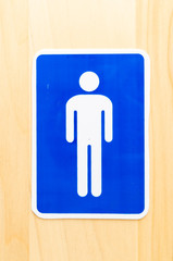 Toilet sign