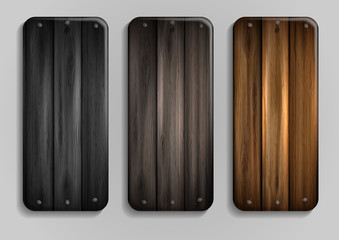 Wooden Texture Banner.