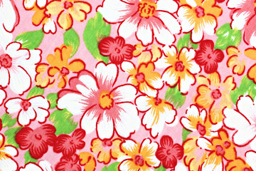 Fototapeta na wymiar Colorful pattern floral of background.