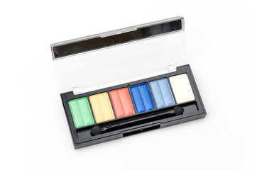 Isolated eye shadow makeup