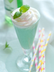 Mint milkshake