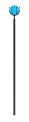 realistic 3d render of wizards staff
