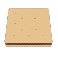 cartoon image of biscuit (cookie)