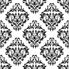 seamless wallpaper.damask pattern.floral background
