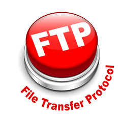 3d illustration of FTP ( File transfer Protocol ) button