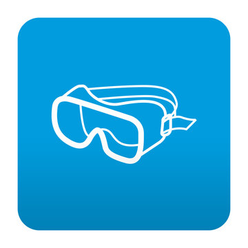 Etiqueta tipo app azul simbolo gafas de seguridad ilustración de Stock |  Adobe Stock