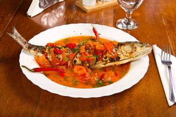 Grilled fish