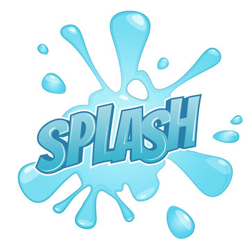 cartoon splash