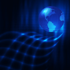 Abstract blue background